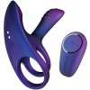 Hueman Infinity Ignite – vibračný krúžok na penis a semenníky fialová