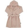 EKO Župan bavlnený s kapucňou a uškami Powder pink veľ. 104-110
