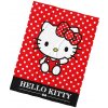 Carbotex Veľká coral fleece deka Hello Kitty