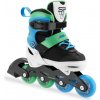 Spokey JOY Detské kolieskové korčule, čierno-modré, ABEC7 Carbon, veľ. 31-34