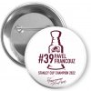Fanda-NHL.cz placka Pavel Francouz 39 Stanley Cup Champion 2022 Colorado Avalanche 44 mm bílá