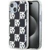 DKNY PC/TPU Checkered Pattern Apple iPhone 15 Black DKHCP15SHDLCEK