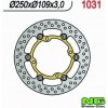NG PREDNÝ BRZDOVÝ KOTÚČ KAWASAKI KXF 250/450 03-'14 (250X109X3) (4X9,5 MM)