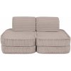 MeowBaby® Churros detská pohovka Basic, Pebble Beige