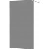 MEXEN/S - KIOTO Sprchová zástena WALK-IN 120x200 cm 8 mm, chróm, dymové sklo 800-120-101-01-40