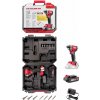 Uťahovák Worcraft CIS-S20LiBM-260 ShareSYS, 20V Li-Ion, rázový, 260Nm, bezuhlíkový, SET 1x akumulátor 2.0 Ah + 1x nabíjačka, v kufri