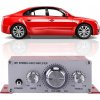 MINI HIFI AUDIO STEREO ZOSILŇOVAČ, ZOSILŇOVAČ, REPRODUKTORY, VÝKON DC 12 V