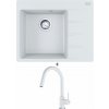 Franke CNG 611-62 TL/2 biela led + Franke FC 6051.094 LINA biela ľad