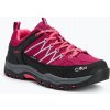 Juniorské topánky CMP Rigel Low Wp berry / pink fluo