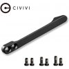 Civivi Black Titanium Clip With 3 Sets Titanium Screws T001D