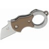 FOX MINI-TA FOLDING KNIFE HNDL-1.4116 STAINLESS ST. SANDBLASTED BLD