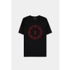 DOOM The Dark Ages Red Shield - Men's Short Sleeved T-shirt Velikost: XL, Barva: Black