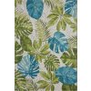 Hanse Home Flair 105617 Tropical Leaves Turqoise