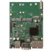 MikroTik RouterBOARD RBM33G, dvojjadrový 880MHz, 256MB DDR3, 3x GLAN, 2x mini-PCIe, 2xSIM slot, 1xM.2, USB, RS232, vrátane. L4