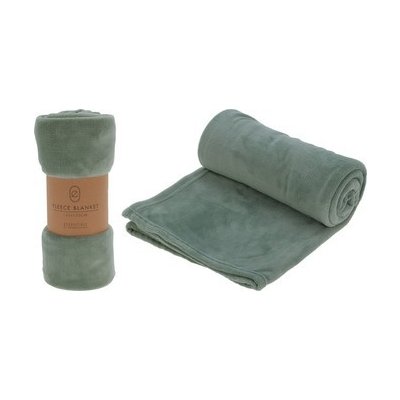 Homestyling Deka fleece Essentials olivová 125x150