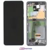 Samsung Galaxy S21 Ultra 5G (SM-G998B) LCD displej + dotyková plocha + rám strieborná - originál GH82-26035B / GH82-26036B / GH82-26037B