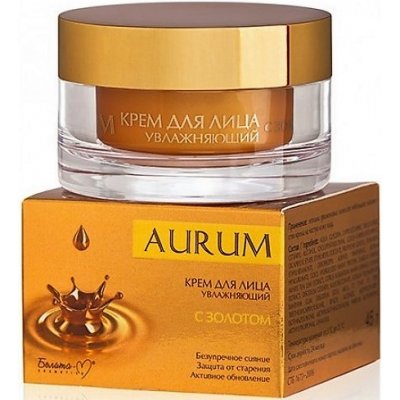 Aurum hydratačný krém na tvár s 24 karátovým zlatom 45 g