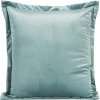 Eurofirany Dekoračná obliečka na vankúš RIA zo zamatu, modrý modrá Polyester 45x45 cm