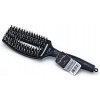 Olivia Garden Fingerbrush Combo Medium Black kefa na vlasy so štetinami z nylonu a diviaka