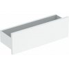 Geberit Smyle Štvorcová nástenná polica 45 cm, biela 500.362.00.1