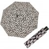DOPPLER Fiber Mini Leaves taupe - dámský skládací deštník 726465LE01