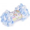 Pletacia priadza Alize Puffy color 100 g modrá svetlá 1ks