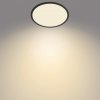 Philips SuperSlim stropné LED svetlo, IP44, Ø 29,5 cm, čierne - 871951432728300