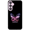 Picasee silikónový prehľadný obal pre Samsung Galaxy A55 5G A556B - Diamanty Purple