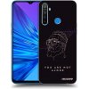 Picasee silikónový čierny obal pre Realme 5 - You are not alone