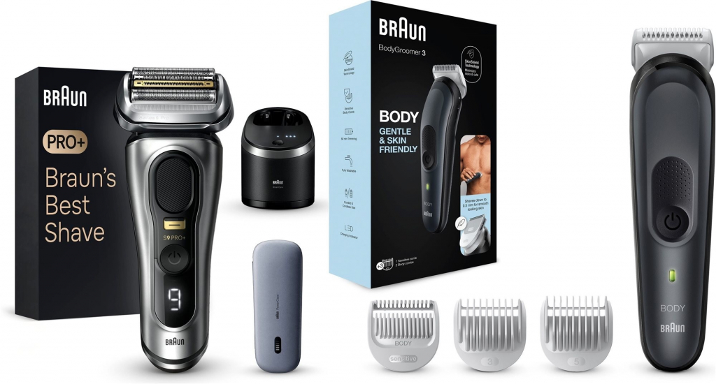 Braun Series 9 Pro+ Wet&Dry + Braun 3 BG3350 BRAHS00SP