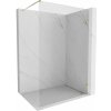 Mexen Lunar sprchová stena Walk-in pravá 160 x 200 cm, transparentná 8 mm, zlatá - 830-160-000-50-00-P