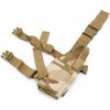 Imperator Tactical Taktické stehenné puzdro na pištoľ - Three Desert