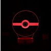 Beling 3D lampa,Pokebal , 7 farebná S482