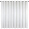 Hotová záclona s krúžkami - Lucy biela hladká, š. 3 m x d. 1,6 m