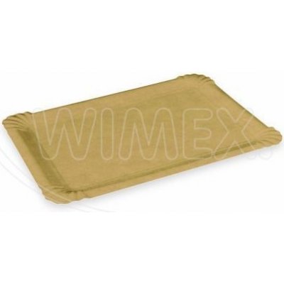 Wimex Papierová tácka (FSC Mix) nepremastiteľná kraft 10 x 16 cm `č.3` (250