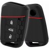 Kľúčenka SILIKÓNOVÉ PUZDRO NA OCHRANNÝ KĽÚČ SKODA VOLKSWAGEN VW PASSAT RAPID FABIA