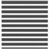vidaXL Zebra roleta čierna 145x150 cm šírka látky 140,9cm polyester 4014244