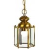 Mosadz mini luster do hotela vintage