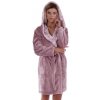 Vestis dámsky župan s kapucňou Flora 4856 mauve mist