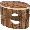 Trixie Domek METTE pre křečky 18 x 12 x 12 cm prírodný drevo s kůrou 18 x 12 x 12 cm