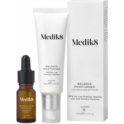 Medik8 Balance Moisturiser with Glycolic Acid Activator 50 ml