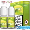 Ecoliquid e-liquid Hruška 2 X 10ml 3mg