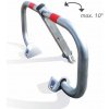 DP 4810 Parkovacia zábrana FLEXI s rovnakými kľúčmi Strieborná
