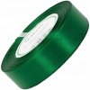 Saténová stuha 32 m x 2,5 cm zelená