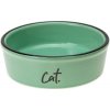 Karlie keramická miska pre mačky, zelená - 200 ml, Ø 12 cm