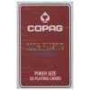 Karty do gry Copag 100% Plastic Poker size Jumbo Index czerwone