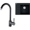 Set RS Franke Centro CNG 611-62 TL + Franke FP 9000 (vanička na ľavej strane, onyx + onyx)