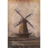 Ceduľa Netherlands - Windmill - ceduľa 30cm x 20cm Plechová tabuľa