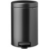 Pedálový odpadkový kôš NEWICON 12 l, sebavedomá sivá, oceľ, Brabantia