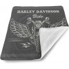 Sablio Detská deka pre bábätko Harley-Davidson S křídly - 90x120 cm